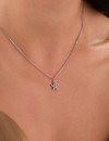Minimalist Tasarım Zirkon Taşlı Deniz Yıldızı Gümüş Kaplama Kolye, Kararmaz, Şık ve Zarif Tasarım Minimalist Tasarım Zirkon Taşlı Deniz Yıldızı Gümüş Kaplama Kolye, Kararmaz, Şık ve Zarif Tasarım