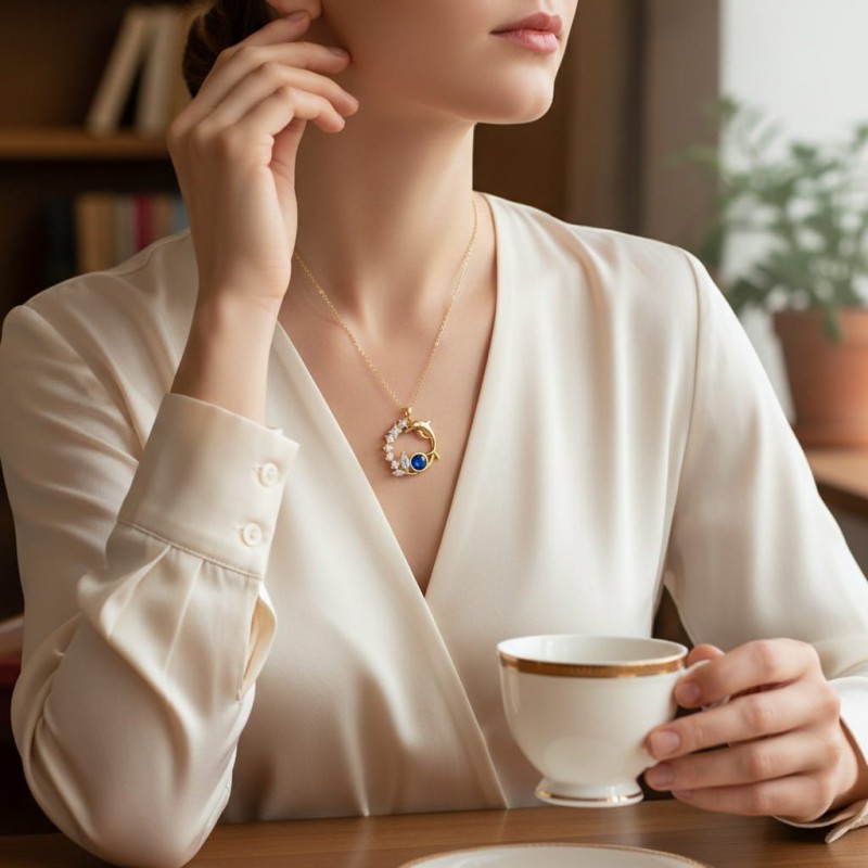 316l-celik-yunus-yildizli-zirkon-tasli-kadin-kolye