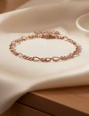 Rose Renk Zincir Bileklik - Minimalist Zarif Tasarım Rose Renk Zincir Bileklik - Minimalist Zarif Tasarım