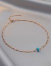 El Yapımı Nazar Boncuklu Kolye - Rose Gold Çelik Zincir Şans Kolyesi El Yapımı Nazar Boncuklu Kolye - Rose Gold Çelik Zincir Şans Kolyesi