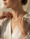 El Yapımı Nazar Boncuklu Kolye - Rose Gold Çelik Zincir Şans Kolyesi El Yapımı Nazar Boncuklu Kolye - Rose Gold Çelik Zincir Şans Kolyesi