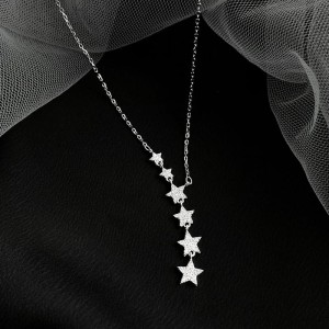 Gold Renk Çelik Yıldız Kadın Kolye - Zirkon Taşlı Minimalist Tasarım Gold Renk Çelik Yıldız Kadın Kolye - Zirkon Taşlı Minimalist Tasarım