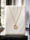 Zirkon Taşlı Kalp ve Sonsuzluk Figürlü Çelik Kolye - Gold Renk - Anlamlı Hediye Seçeneği Zirkon Taşlı Kalp ve Sonsuzluk Figürlü Çelik Kolye - Gold Renk - Anlamlı Hediye Seçeneği