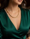 3mm Unisex Burgu Halat Zincir Kolye Gold Kaplama 60 cm 3mm Unisex Burgu Halat Zincir Kolye Gold Kaplama 60 cm