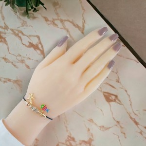 El Yapımı Pandora Modeli Charm Bayan Bileklik - Kişiye Özel Tasarımlar - Yeşil Renk 