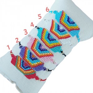 Miyuki Boncuk El Yapımı Bileklik - Ayarlanabilir Makrome Örgü - Turkuaz Renk Miyuki Boncuk El Yapımı Bileklik - Ayarlanabilir Makrome Örgü - Turkuaz Renk