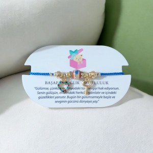 Anahtar ve Kalp Charmlı Mavi Renk Ayarlanabilir Kordon Bileklik – Kararmaz & Şık Tasarım  Anahtar ve Kalp Charmlı Mavi Renk Ayarlanabilir Kordon Bileklik – Kararmaz & Şık Tasarım