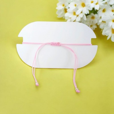 El Yapımı Miyuki Boncuk Nazar Boncuklu Bileklik – Ayarlanabilir Şans Bilekliği - Pembe Renk El Yapımı Miyuki Boncuk Nazar Boncuklu Bileklik – Ayarlanabilir Şans Bilekliği - Pembe Renk