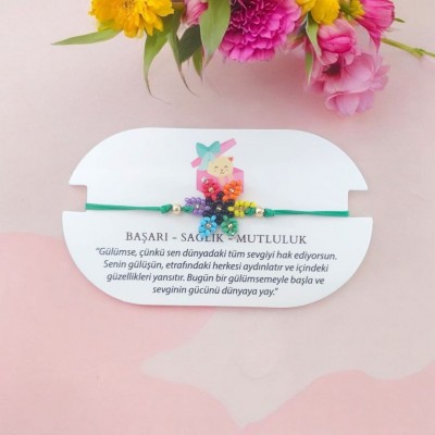 Renkli Miyuki Boncuklu Bileklik – Ayarlanabilir Makrome Örgü | Yeşil Renk Renkli Miyuki Boncuklu Bileklik – Ayarlanabilir Makrome Örgü | Yeşil Renk