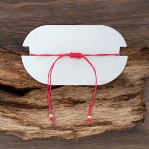 Ayarlanabilir Makrome Örgü - Miyuki Boncuk Bileklik – Şık ve Modern Tasarım | Kırmızı Renk 