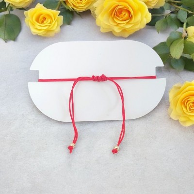 Nazar Boncuklu Miyuki Boncuk Bileklik – Şık ve Modern Tasarım | Kırmızı Renk 