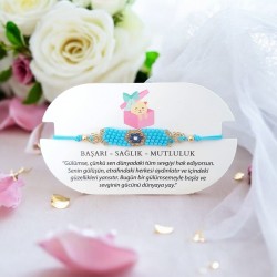 Nazar Boncuklu Miyuki Boncuk Bileklik – Şık ve Modern Tasarım | Mavi Renk 