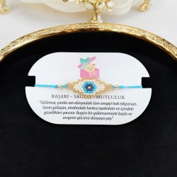 Miyuki Boncuk Nazarlı Tasarım Bileklik – Şık ve Modern Tasarım | Beyaz Renk 