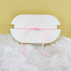 Miyuki Boncuk Nazarlı Tasarım Bileklik – Şık ve Modern Tasarım | Pembe Renk 