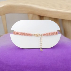 El Yapımı Papatya Desenli Pudra Renkli Miyuki Boncuk Bileklik – Anlamlı & Şık Aksesuar