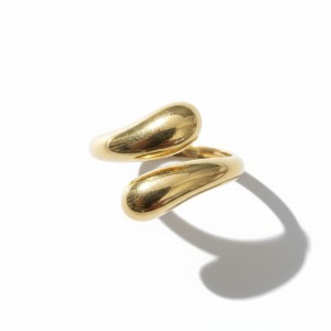 Ayarlanabilir Tasarım Yüzük - Gold Renk Antialerjik Çelik, Modern Kadın Takısı Ayarlanabilir Tasarım Yüzük - Gold Renk Antialerjik Çelik, Modern Kadın Takısı