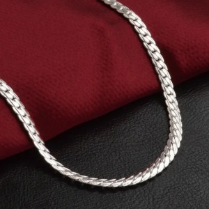 Paslanmaz Çelik Unisex İtalyan Zincir Kolye, İtalyan Zincir Kolye