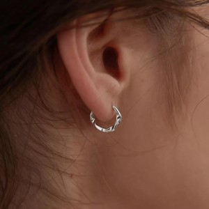 Çelik Gümüş Renk 1.5 Cm Burgulu Halka Küpe | Kararmaz Anti Alerjik Çelik Gümüş Renk 1.5 Cm Burgulu Halka Küpe | Kararmaz Anti Alerjik