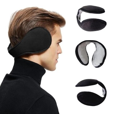 Siyah Polar Ense Tipi Unisex Kulak Beresi - Kışın Sıcaklığını Hissedin Siyah Polar Ense Tipi Unisex Kulak Beresi - Kışın Sıcaklığını Hissedin