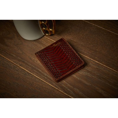 El Yapımı Erkek Cüzdanı Kroko Kahve | Özel Gravür İmkanı