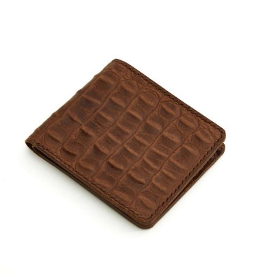 El Yapımı Erkek Cüzdanı Timsah Baskı Kahverengi | Özel Gravür İmkanı El Yapımı Erkek Cüzdanı Timsah Baskı Kahverengi | Özel Gravür İmkanı