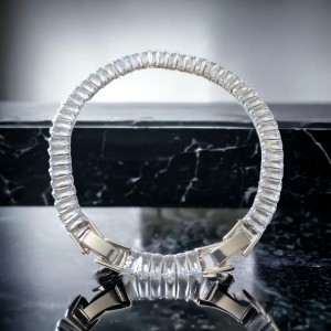 Gümüş Kaplama Kararmaz Çelik Su Yolu Bileklik - Zarif ve Kararmaz Takı Gümüş Kaplama Kararmaz Çelik Su Yolu Bileklik - Zarif ve Kararmaz Takı