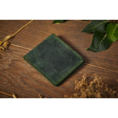 Erkek Cüzdanı %100 Gerçek Deri Yeşil | Özel Gravür İmkanı