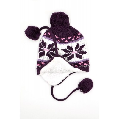 Yumuşak Kürklü Ponponlu Kulaklı Bere - 3-5 Yaş Kız Çocukları İçin Sevimli Kışlık Aksesuar