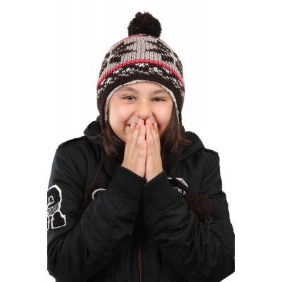 Sevimli Ponponlu Kulaklı Bere - Çocuklarınızın Kışın Vazgeçilmezi