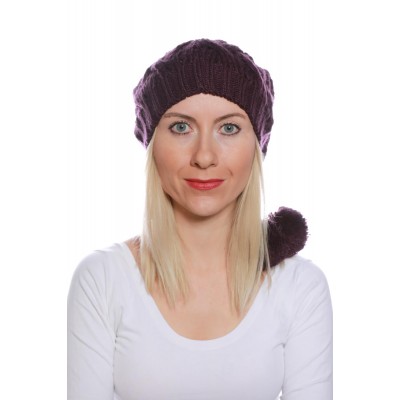 Lüx Ponponlu Bayan Bere Mürdüm