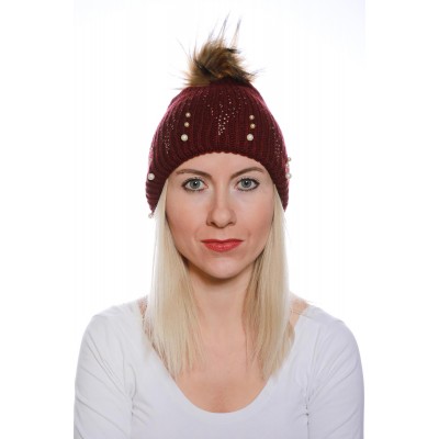 Zarafetin ve Sıcaklığın Buluştuğu Lüks Bayan Bere – Bordo