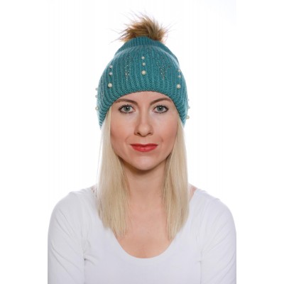 Zarafetin ve Sıcaklığın Buluştuğu Lüks Bayan Bere_ Turkuaz Renk