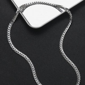 Paslanmaz Çelik Unisex İtalyan Zincir Bileklik ve Kolye Seti - Modern ve Şık Tasarım