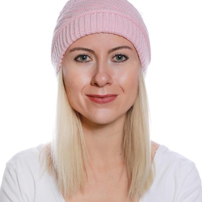 Şık Ponponlu Bayan Yün Bere Pembe - Soğuk Havalara Tarzınızı Ekleyin Şık Ponponlu Bayan Yün Bere Pembe - Soğuk Havalara Tarzınızı Ekleyin