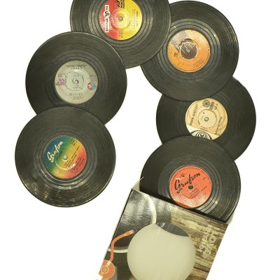Retro Plak Tasarım Bardak Altlıkları Yerli Klasik  Retro Plak Tasarım Bardak Altlıkları Yerli Klasik