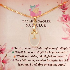 Sedef Detaylı Altın Kaplama Harf Kolye - Şık ve Anlamlı Hediye Seçeneği Sedef Detaylı Altın Kaplama Harf Kolye - Şık ve Anlamlı Hediye Seçeneği