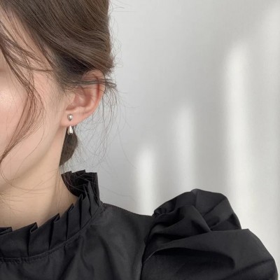 Şık Damla Çelik Küpe - Kararmaz, Antialerjik -Yeni Moda Gümüş Kaplama Şık Damla Çelik Küpe - Kararmaz, Antialerjik -Yeni Moda Gümüş Kaplama