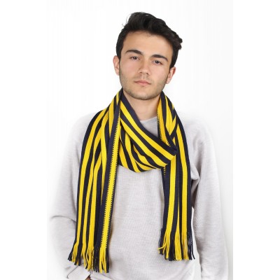 Triko Erkek Çizgili Atkı